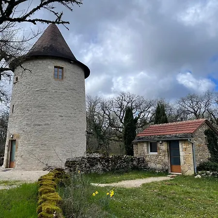 منزل ريفي Domaine De Moulin-phare De Charme Au Coeur Du Lot *